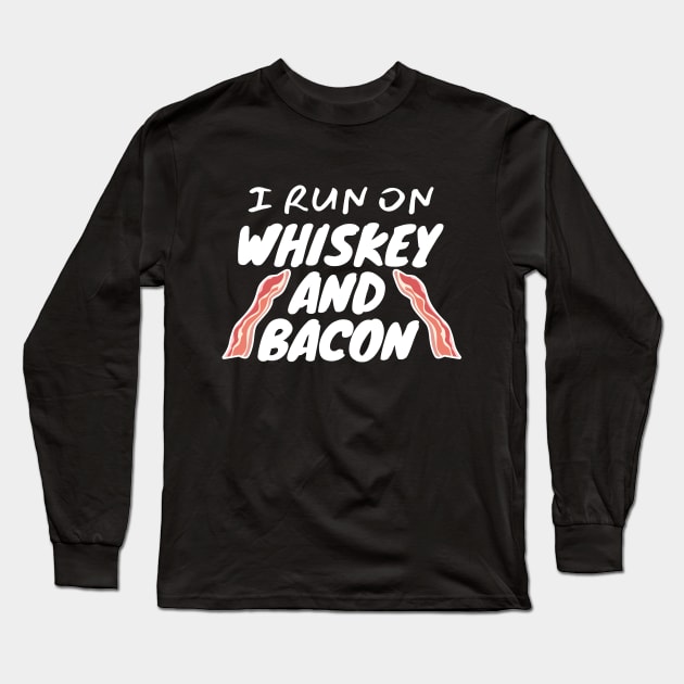 Whiskey And Bacon Long Sleeve T-Shirt by LunaMay